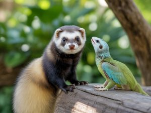 How to create a balanced diet for exotic pets like ferrets, reptiles, and birds