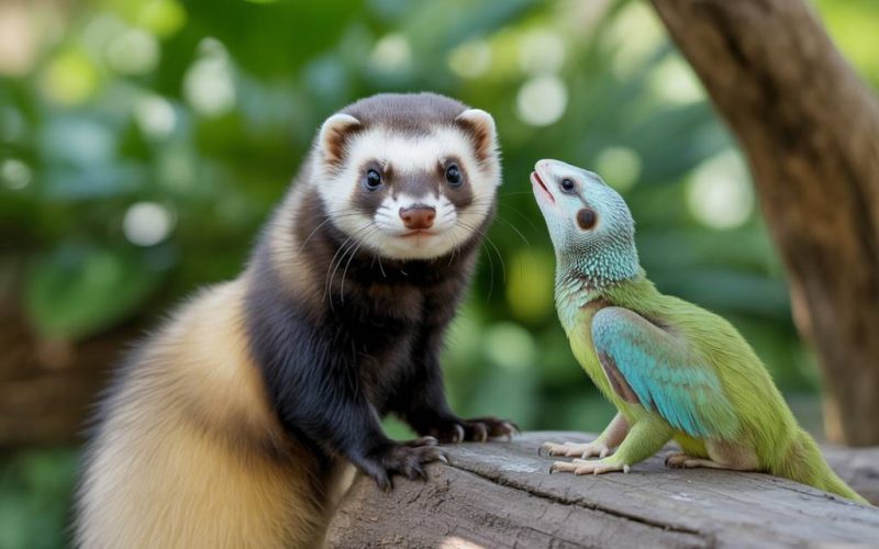 How to create a balanced diet for exotic pets like ferrets, reptiles, and birds