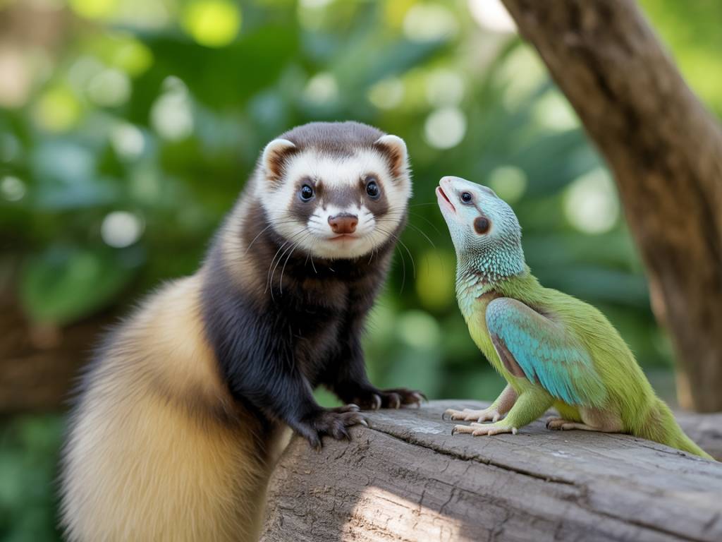 How to create a balanced diet for exotic pets like ferrets, reptiles, and birds